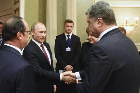 Leaders in Minsk for crucial Ukraine peace talks - PHOTOS